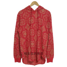 限量现货 CLOT PATTERN SWEAT HOODIE金线丝绸龙纹图案卫衣