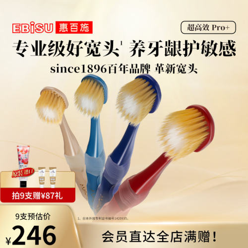 惠百施升级宽头65孔专业级牙刷