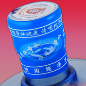 桶装 水半封热收缩膜通用纯净水桶封封口膜定制矿泉水塑封胶套热卖