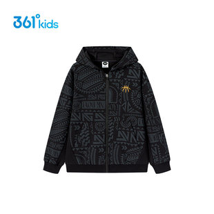 【商场同款】童装男童针织外套2026年春季新款连帽保暖上衣