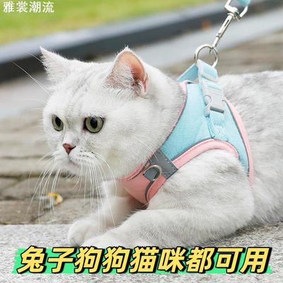 兔子牵引绳防咬遛兔专用防挣脱