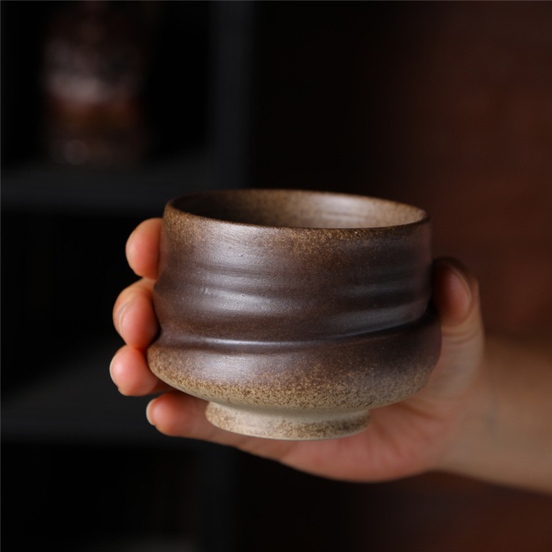 【170ml窑变主人杯】粗陶日式复古茶杯陶瓷杯家用茶杯茶具水杯