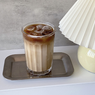 550ml大容量玻璃杯 牛奶杯咖啡杯水杯茶杯韩国ins冷萃早餐杯子