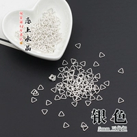 Коричневый 5 треугольник пряжка серебро 3 грамма