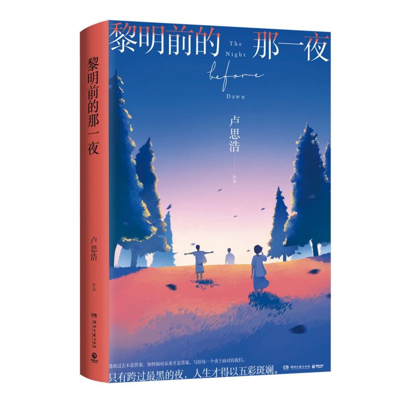 【正版】黎明前的那一夜青年作家卢思浩2021年长篇新作随书附赠主题明信片愿有人陪你颠沛流离离开前请叫醒我青春文学书