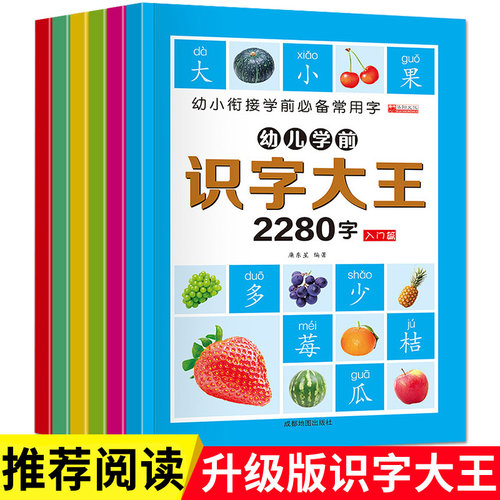 幼儿认字学前识字大王2280字