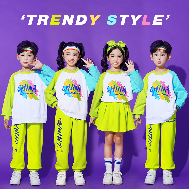 秋季小学生演出服装啦啦队运动会