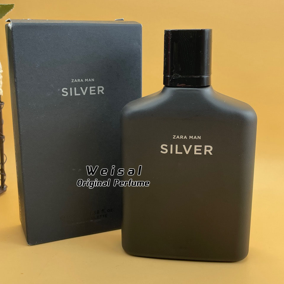 正品包邮 zara man silver 100ml 男士银色淡香水国内专柜正品