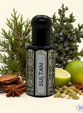 苏丹王 Sultan 香水精油淡香水性木质调柠檬薄荷雪松木质留香美味