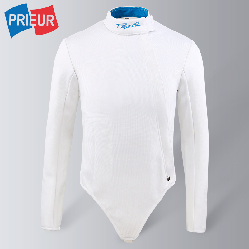 现货PRIEUR法国进口CE350N儿童透气款保护击剑服上衣可比赛女男童