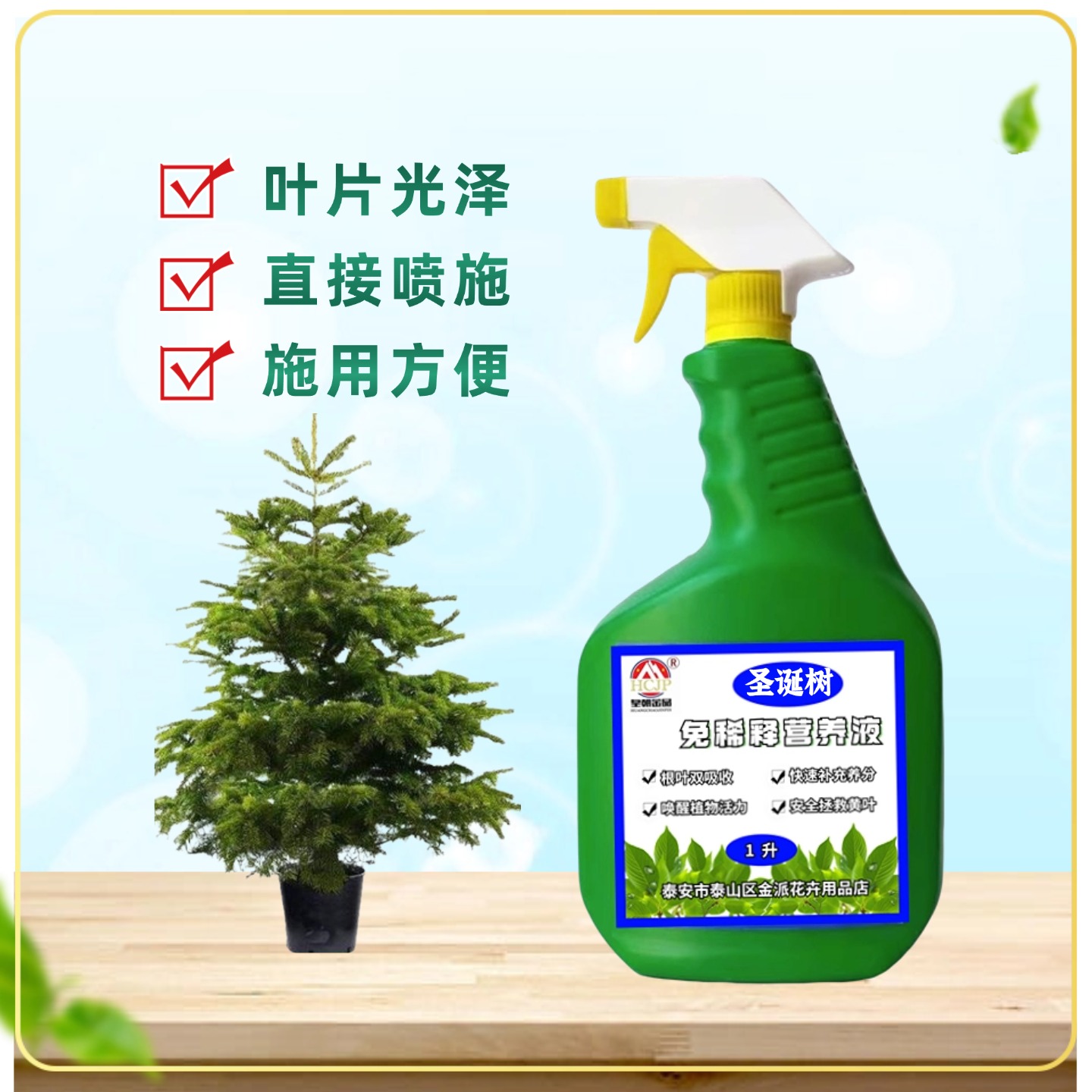 圣诞树真树挪威云杉免稀释营养液
