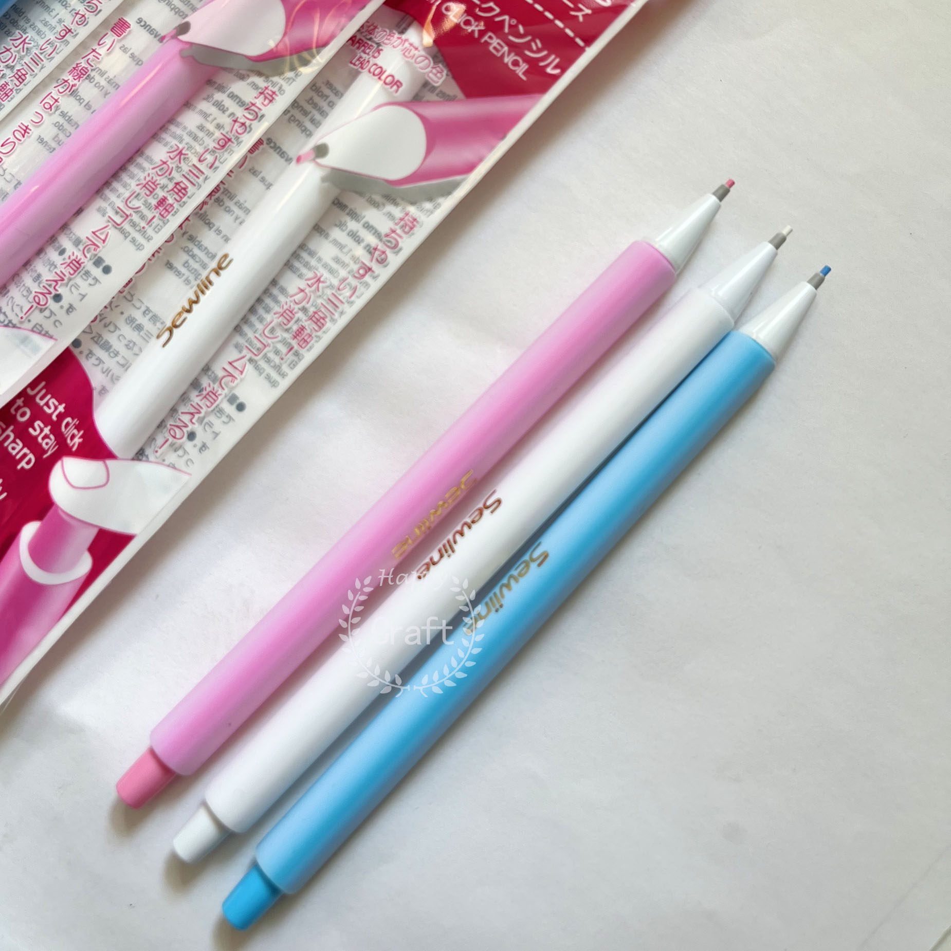日本sewline 蝴蝶 进口布用自动铅笔画粉笔1.3mm) 划粉