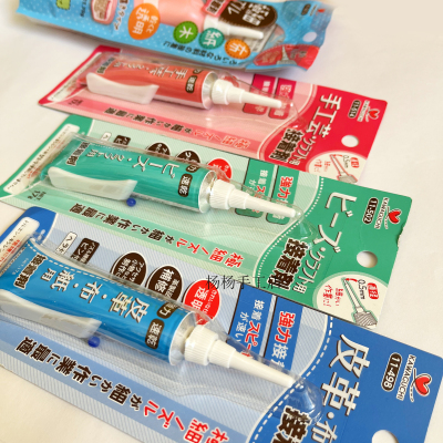 日本进口KAWAGUCHI 河口手工胶 皮革 布 纸 金属极细手工粘合胶水