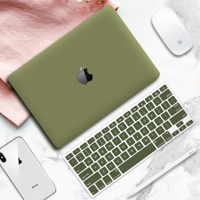 磨砂简约个性macbook保护壳键盘
