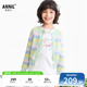2026春新款 女童针织开衫 安奈儿童装 彩虹条纹AG614054 商场同款