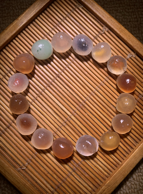 精品纯天然老皮糖心对孔尺寸1.1左右皮心分明