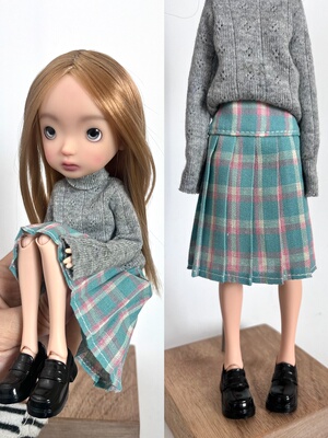 小布娃衣【百褶裙】ob22ob24单品半身裙azone娃衣