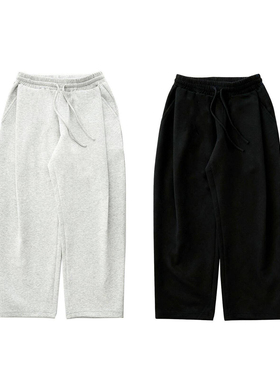 RADIUM双褶卫裤420g加厚休闲长裤舒适垂感保暖弹力宽松重磅空气层