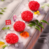 红尘妃子笑脆花粒贵妃荔枝虾球网红翠花粒红脆花颗粒红粒脆梁某人