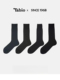 西装 Tabio日本进口匹马棉男士 素面商务正装 袜无骨男袜中筒袜绅士