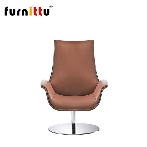 furnittu办公家具 kriteria chair真皮圆盘脚中班洽谈椅