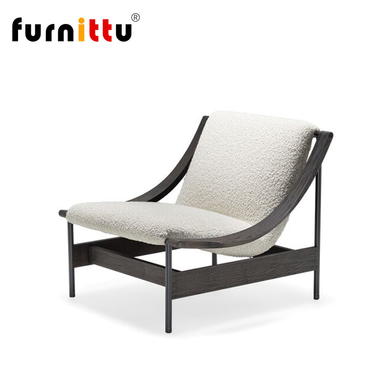 furnittu意式极简咖啡扶手椅