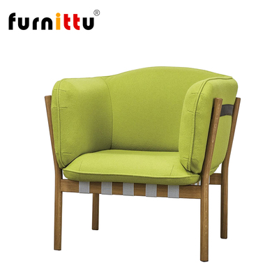 furnittu实木北欧餐椅扶手椅