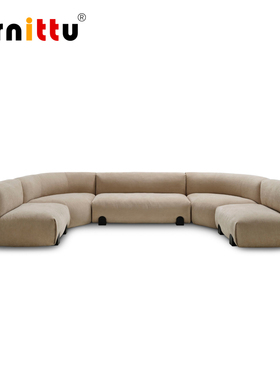 furnittu创意设计师家具意式极简大平层客厅SIMPOSIO休闲转角沙发