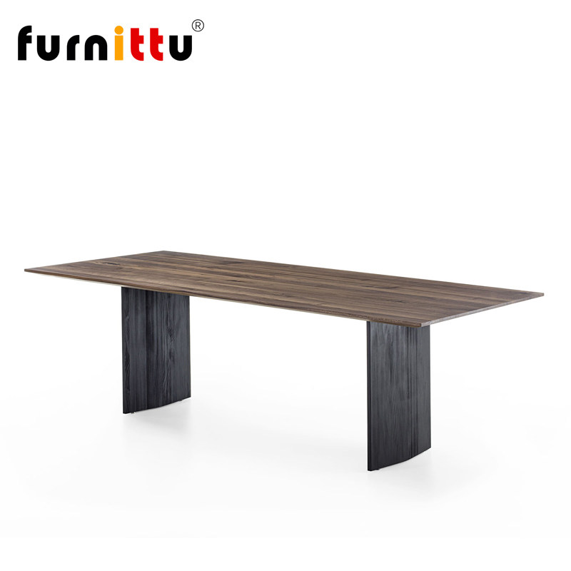 furnittu创意设计师家具北欧轻奢实木多人REWOOD FULL/雷伍德桌子