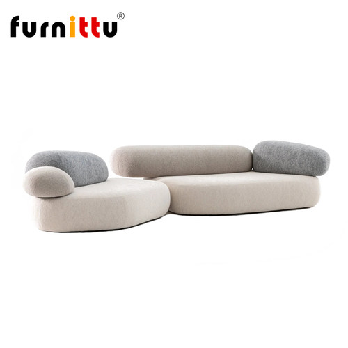 furnittu设计师家具艺术设计卵石碎石沙发Pebble Rubble模块沙发