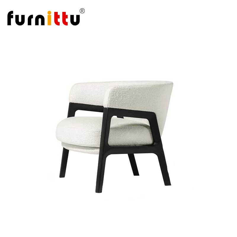furnittu实木北欧扶手椅