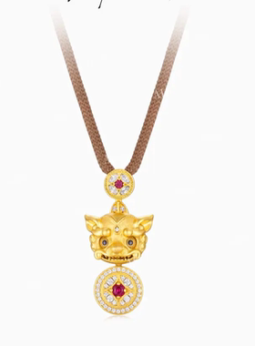 合金项链 古法轻奢小众高级感传统中国风貔貅项链精美时尚手工