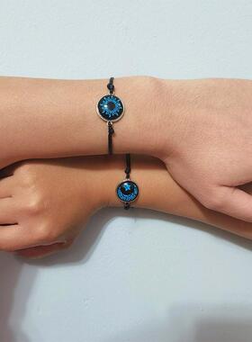 非金属布艺手链 情侣手链创意手绳礼物气质时尚百搭复古古风小众