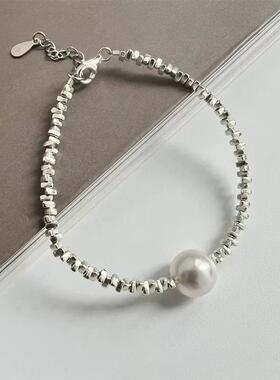 合金手链 韩版气质轻奢百搭小众手链简约时尚ins复古法式素款