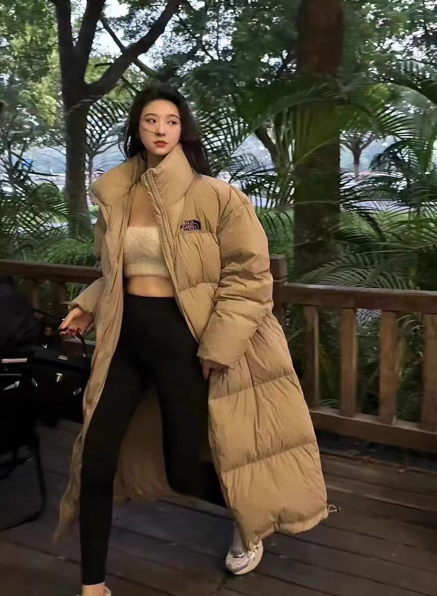 0929冬季情侣加厚保暖宽松长款大被子时尚休闲羽绒服洋气外套