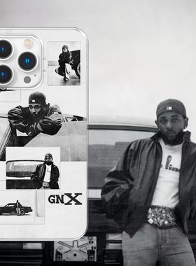 Kristem原创设计kendrick lamar欧美嘻哈男歌手rapper适用于苹果i16proi15i17小米oppo华为透明手机壳