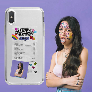 Kristem原创设计Olivia Rodrigo娅娅适用于苹果i15proi16小米oppoi17pro三星荣耀华为透明手机壳防摔防尘