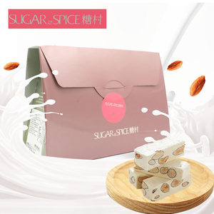 台湾糖村 法式原味牛轧糖经典包400克年货中秋礼品