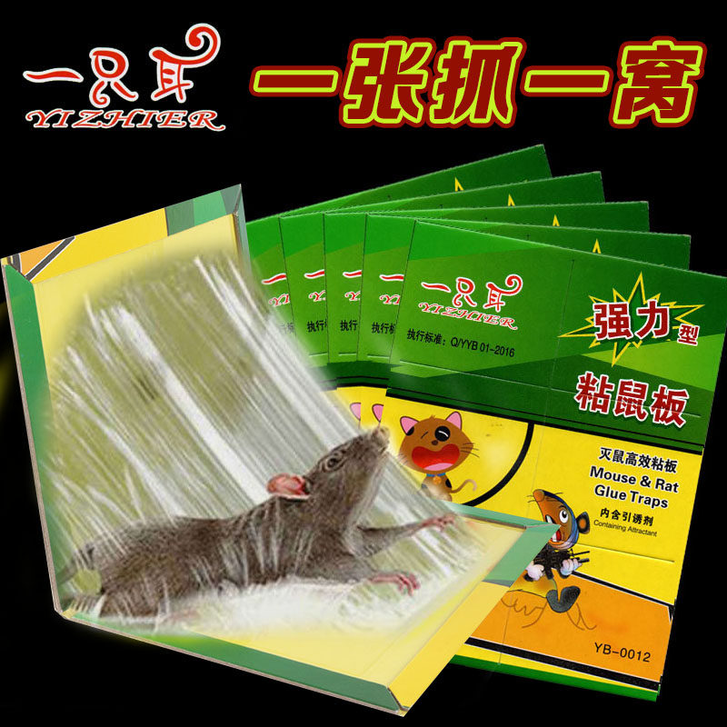 一只耳 强力粘鼠板高粘老鼠贴家用捕鼠器饭店宾馆灭鼠正品灭鼠器,洗护清洁剂/卫生巾/纸/香薰,驱鼠膏/凝胶,淘宝优惠券,粉丝福利购,淘宝优惠卷