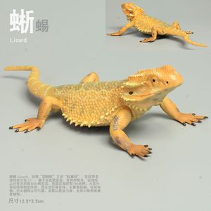 儿童实心仿真野生动物模型玩具爬行动物蜥蜴变色龙蛇伞四脚蛇