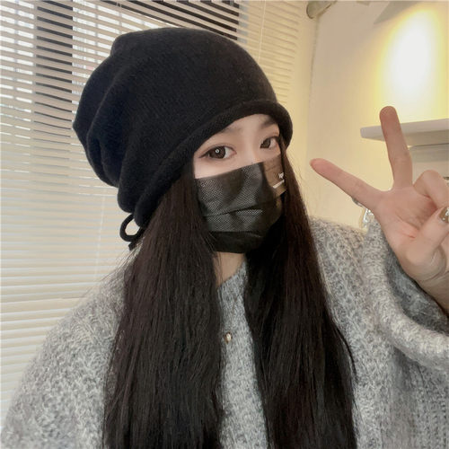 针织帽逛街休闲女秋冬显脸小