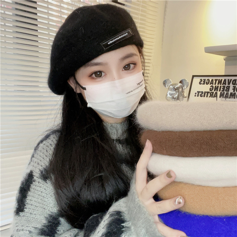 贝雷帽逛街休闲女秋冬气质