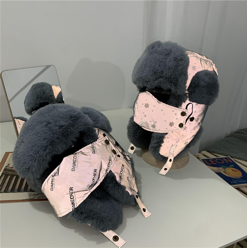 反光冬季防风东北加绒加厚雷锋帽