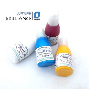 【RB】日本进口月猫印台 BRILLIANCE BD/BR 补充液 印油