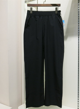 红一号女裤2025春夏薄款女时尚直筒裤休闲百搭中腰长裤H50095