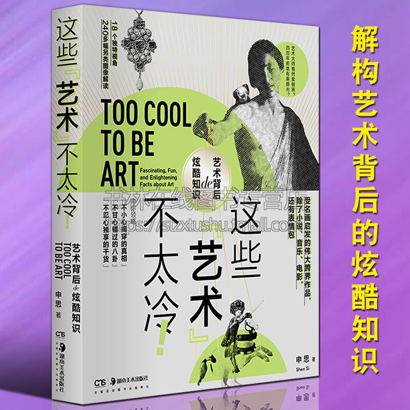 这些艺术不太冷 申思 著 油画名画艺术品透视法美学伦勃朗世界中西方艺术史知识故事常识普及文艺书籍 湖南美术出版社