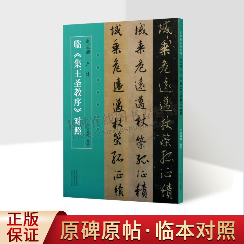 赵孟頫王铎临集王圣教序对照 有旁注翻译 怀仁集王羲之书圣教序中国著名碑帖名家手迹毛笔字帖技法临摹鉴赏书籍 河南美术出版社