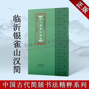 临沂银雀山汉简 中国古代简牍书法精粹艺术 古代民间书法练字帖精选放大本高清彩印附注释汉隶书竹简木板书字帖 河南美术出版社