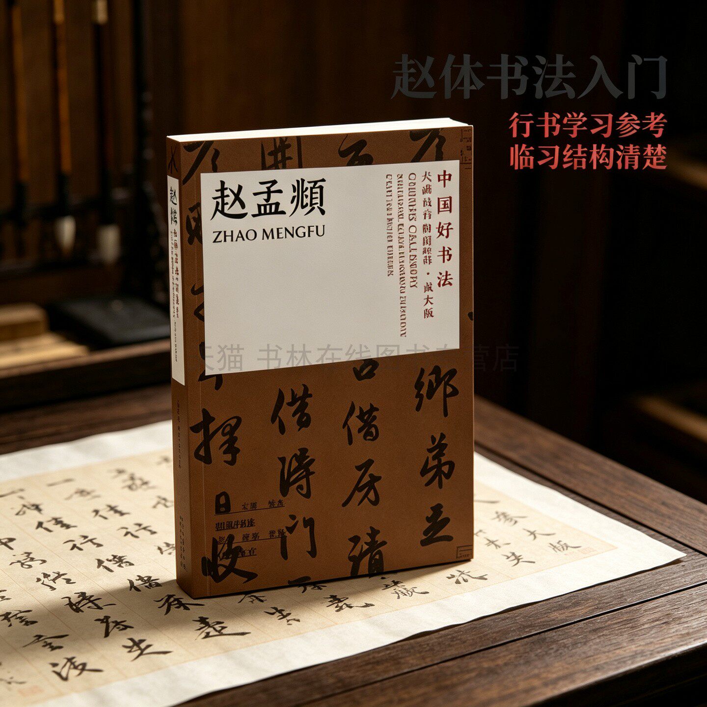 赵孟俯尺牍 中国好书法大师尺牍精品赵孟頫放大版 名家毛笔书法字帖临摹初学者入门自学教材教程书籍 四川美术出版社