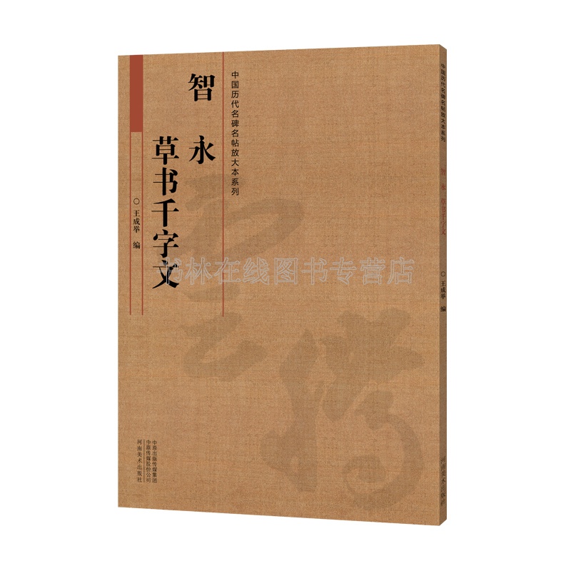 智永草书千字文 中国历代名碑名帖放大本系列 成人初学者入门毛笔行书技法练字字帖碑帖 毛笔书法鉴赏临摹基础指南 河南美术出版社